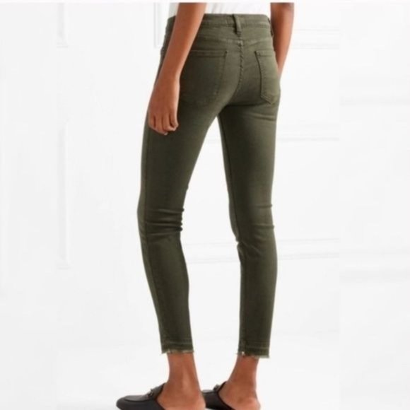 Current/Elliot The Stiletto Forest Night Raw Hem Skinny Jeans Size 26 - Picture 2 of 10
